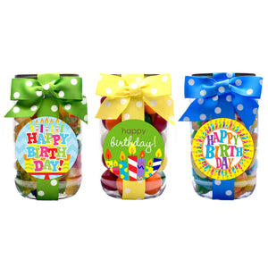 Happy Birthday Candy Jars