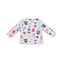 Game Day - Grey - Long Sleeve Henley