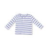 Vintage Stripe - Blue - Long Sleeve Henley