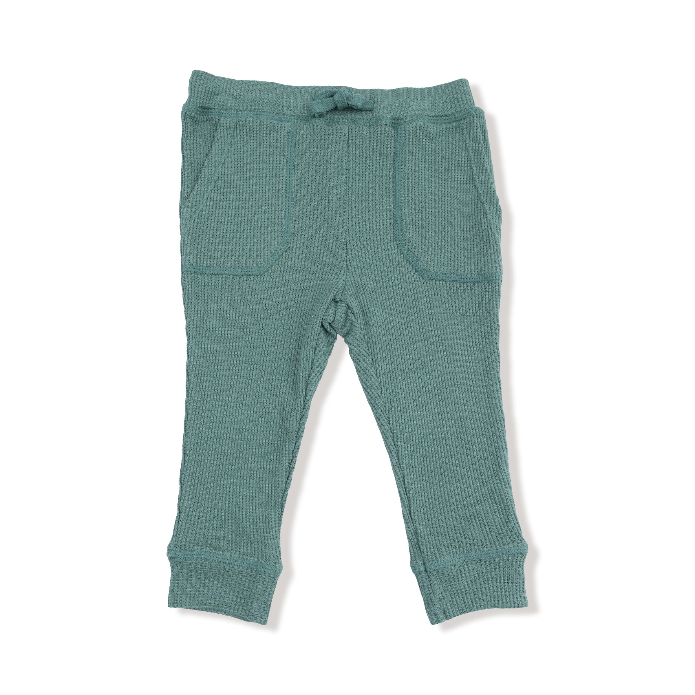 Fishing Things - Long Sleeve Henley Top and Waffle Jogger