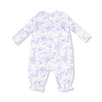 Ribbon Floral Fling - Cuffed Sleeve Romper