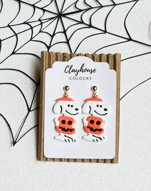 Snoopy Halloween Earrings 