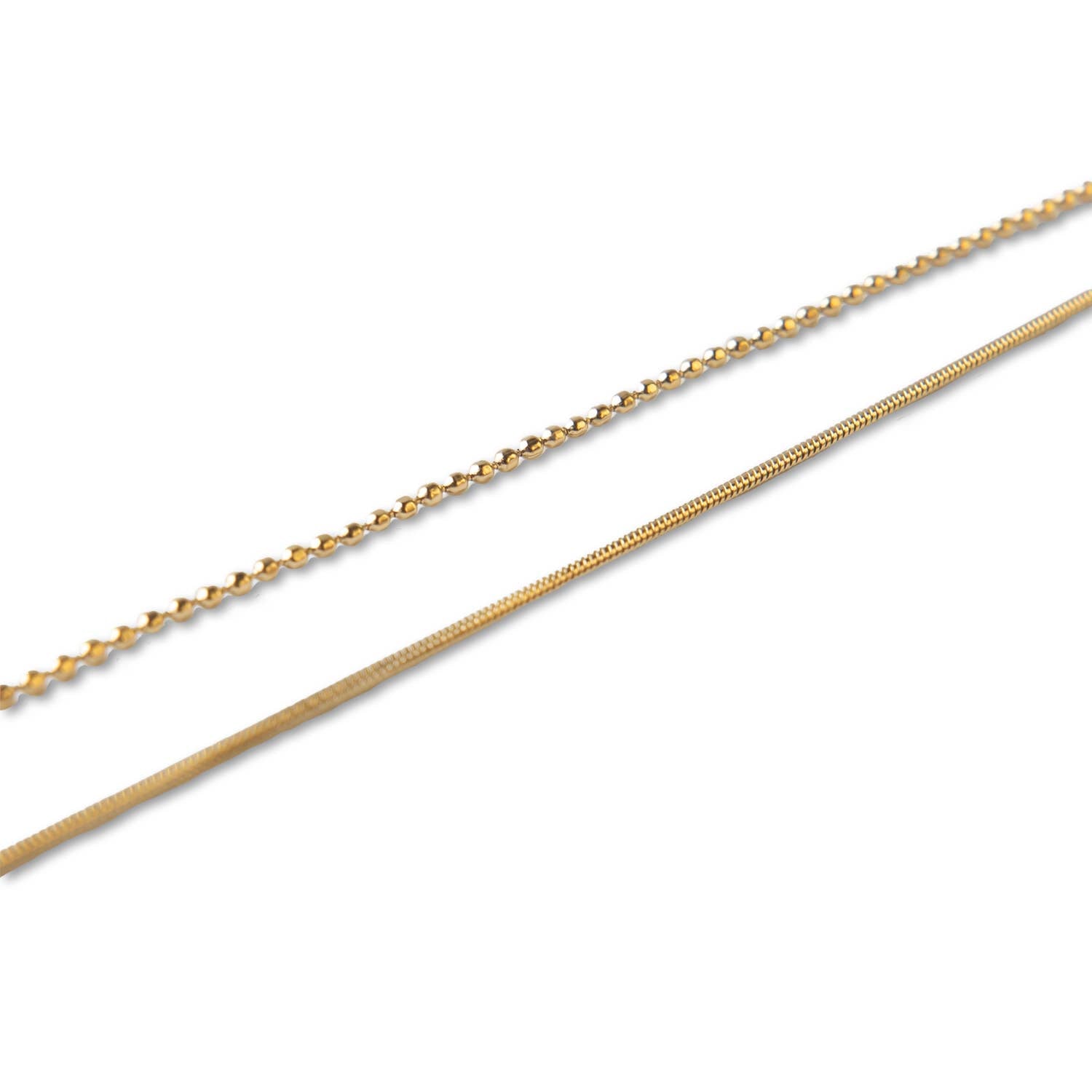 Gold Chain Bracelet-Layered, Gilded Collection