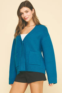 Abigail - V Neck Knit Cardigan