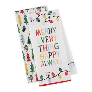 Merry Everything Tea Towel Set Of 2