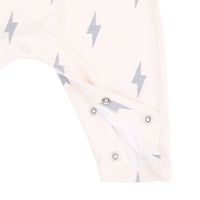 Lightning Bolt Viscose - Long Sleeve Raglan Henley Romper
