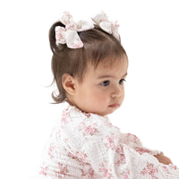 Belle Rosette Dot - Bow Clips