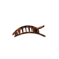 Tortoise | Small | Flat Rectangle Hair Clip