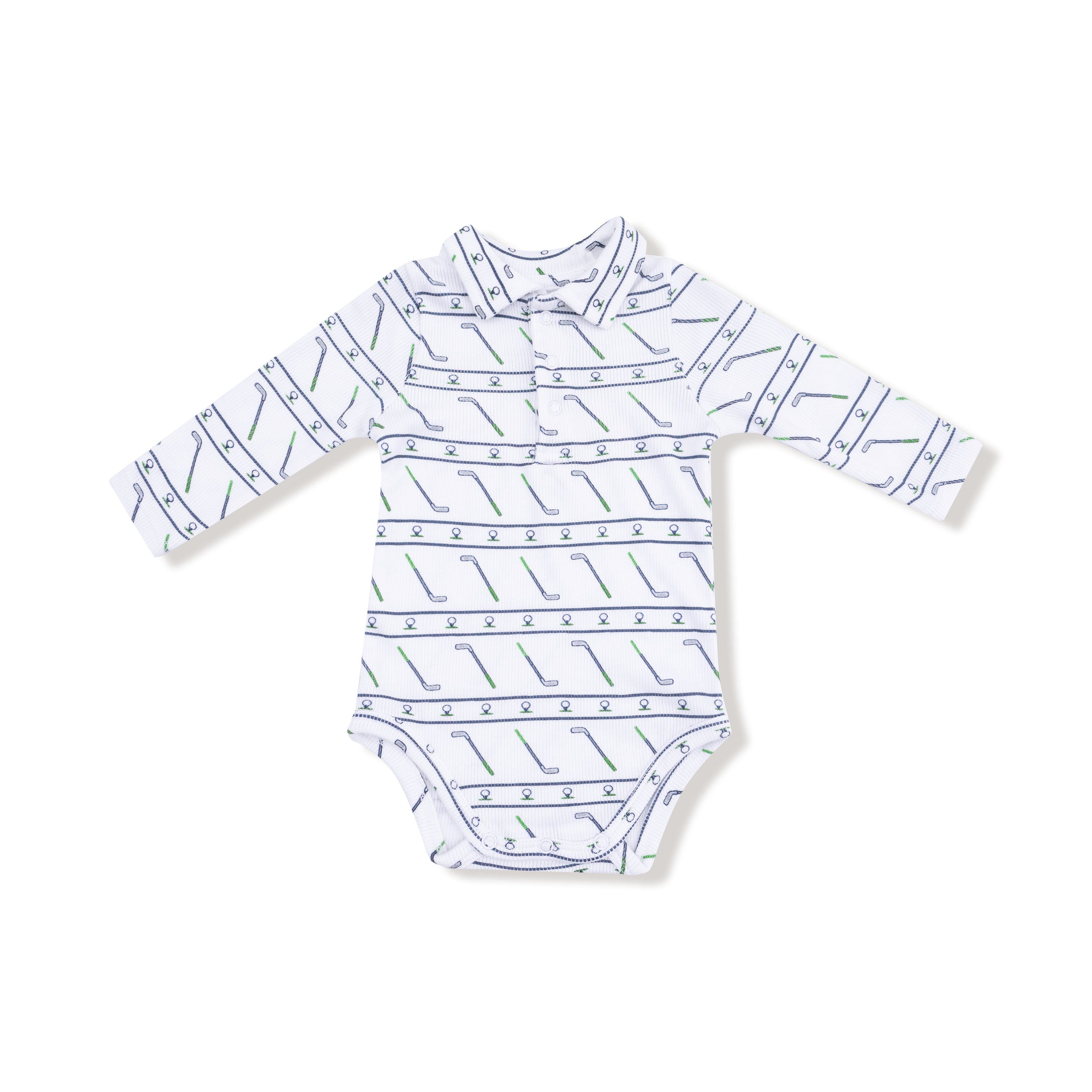 Golf Club - Long Sleeve Polo Bodysuit