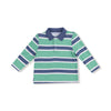 Rugby Stripe - Polo Long Sleeve Shirt
