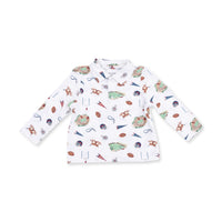 Vintage Football - Polo Long Sleeve Shirt