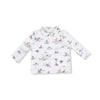 Migrating Mallards - Long Sleeve Polo Shirt with Bamboo Jogger