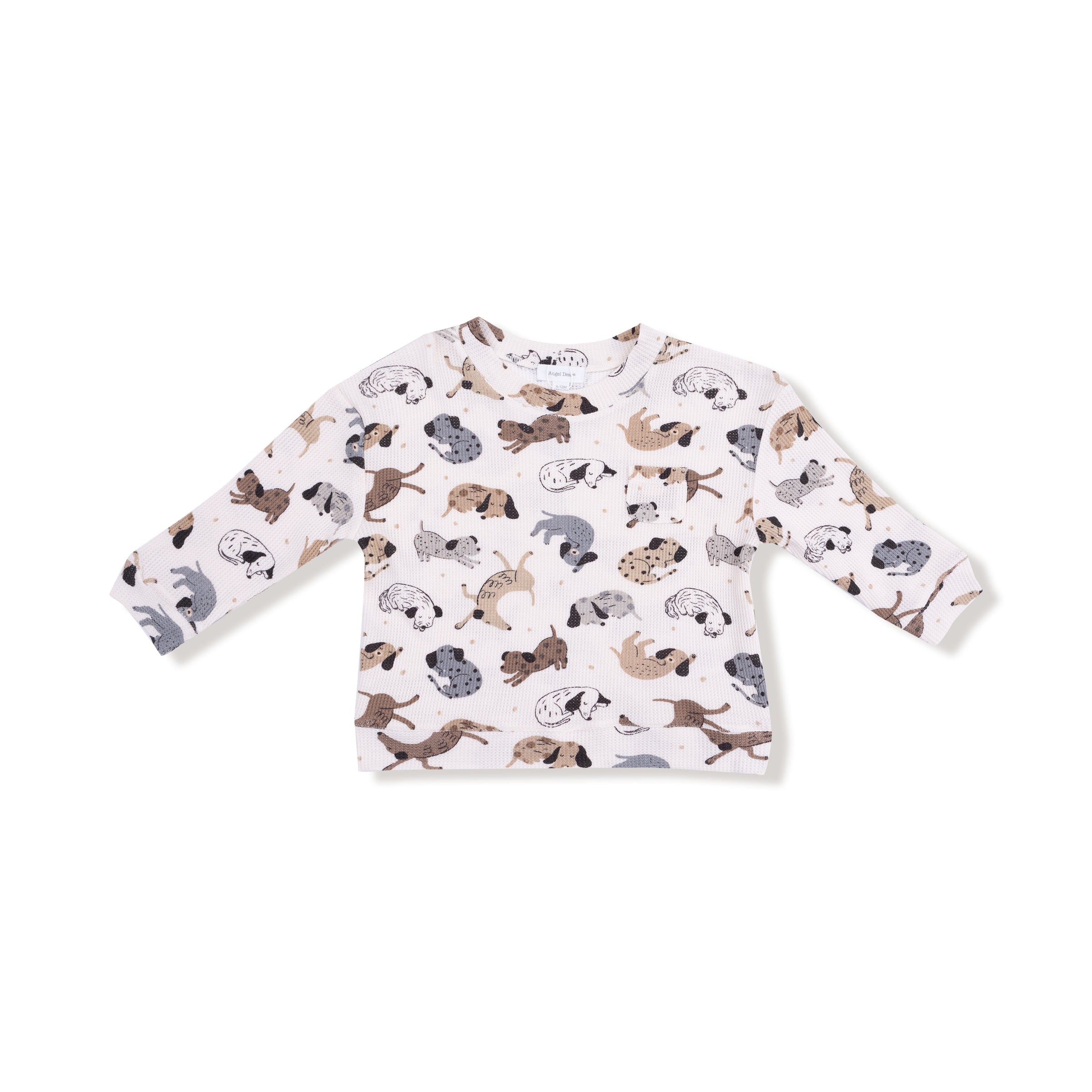 Cozy Pups - Drop Sleeve Waffle Top with Waffle Jogger