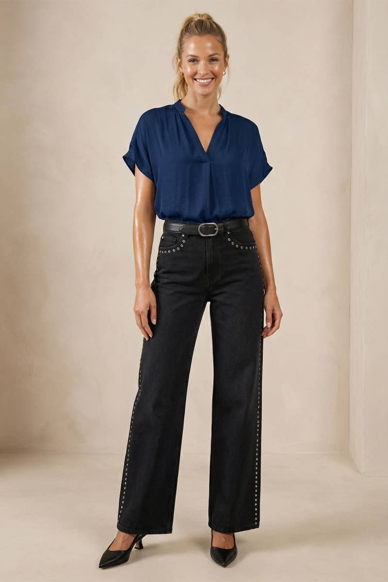 Drop Shoulder Regular Blouse - SS