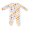 Autumn Pumpkins - 2 Way Zipper Footie