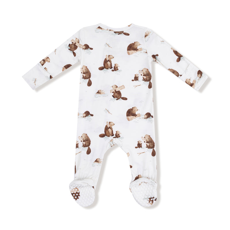 Baby Beavers - 2 Way Zipper Footie