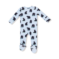 Black Bears - 2 Way Zipper Footie