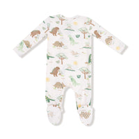 Baby Love Dinos - 2 Way Zipper Footie
