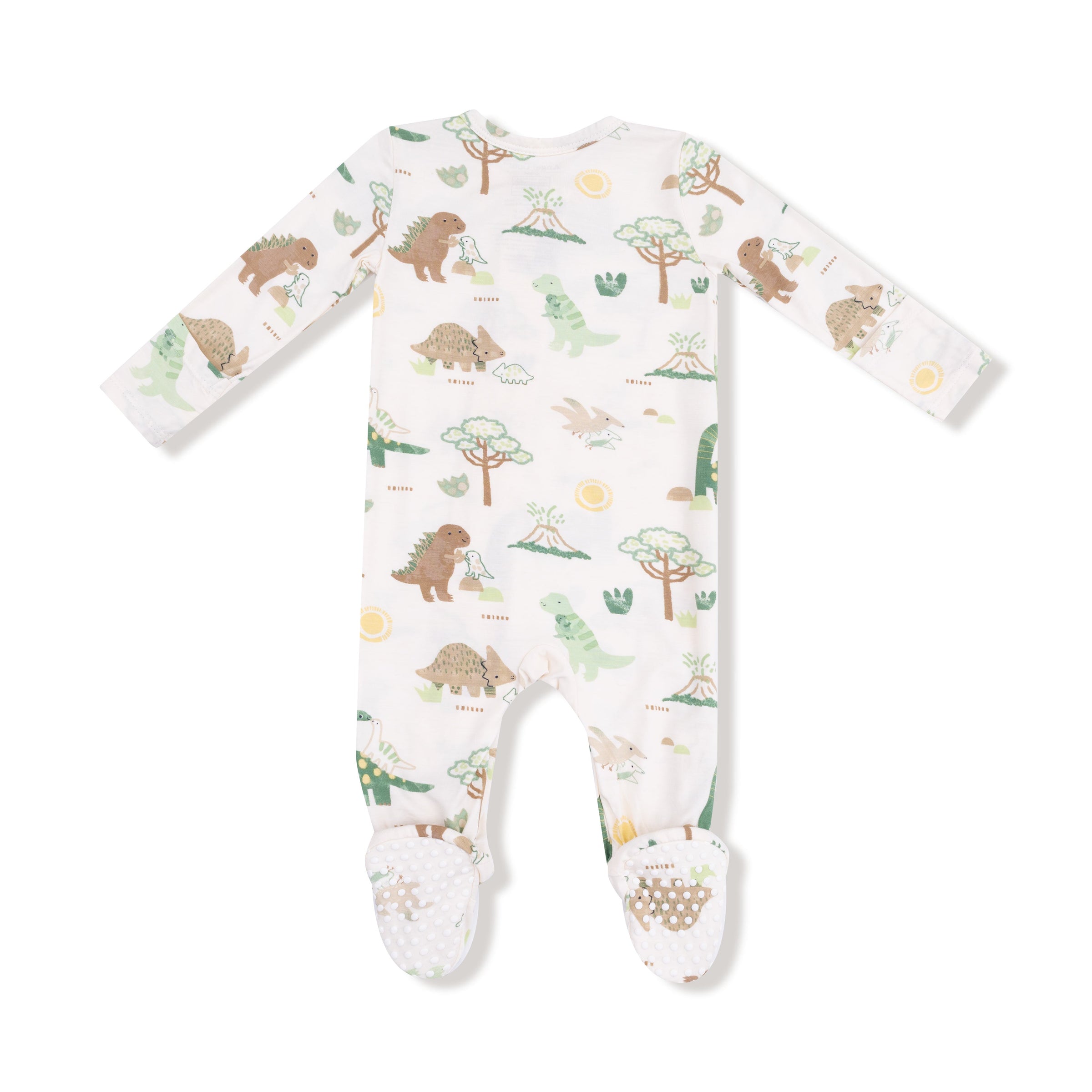 Baby Love Dinos - 2 Way Zipper Footie