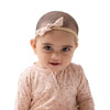 Carrie Floral Pink - Bow with Nylon Headband