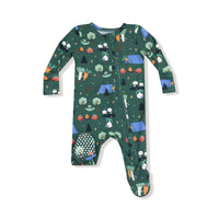 Camping Veggies - 2 Way Zipper Footie
