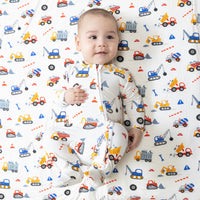 Crayon Construction - 2 Way Zipper Footie