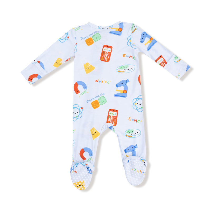Future Scientist - Blue - 2 Way Zipper Footie