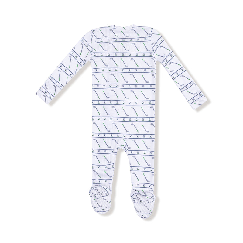 Golf Club - 2 Way Zipper Footie