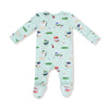 Golf Pros - Green - 2 Way Zipper Footie