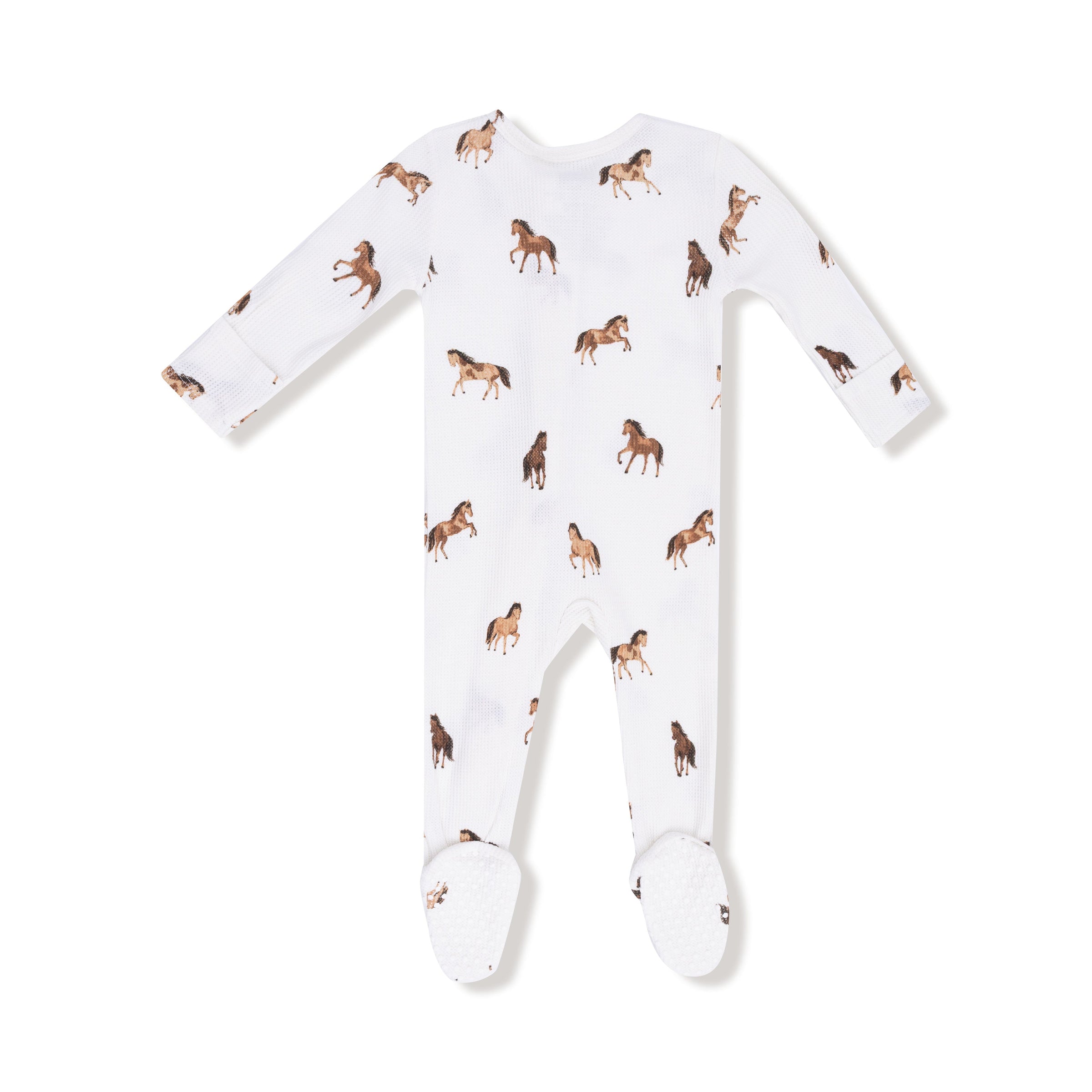 Mini Horses - 2 Way Zipper Footie
