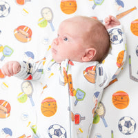 Sports Ball Friends - 2 Way Zipper Footie