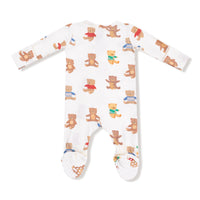 Teddy Bear Collection - 2 Way Zipper Footie