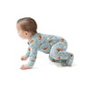 Touchdown Time - Grey Mist - 2 Way Zipper Footie