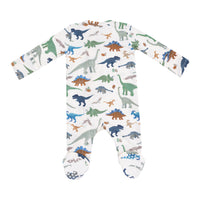 Washy Dinos - 2 Way Zipper Footie