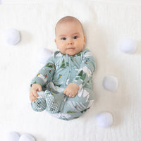 Winter Fun Skiers - 2 Way Zipper Footie