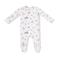 Woodland Babies - 2 Way Zipper Footie