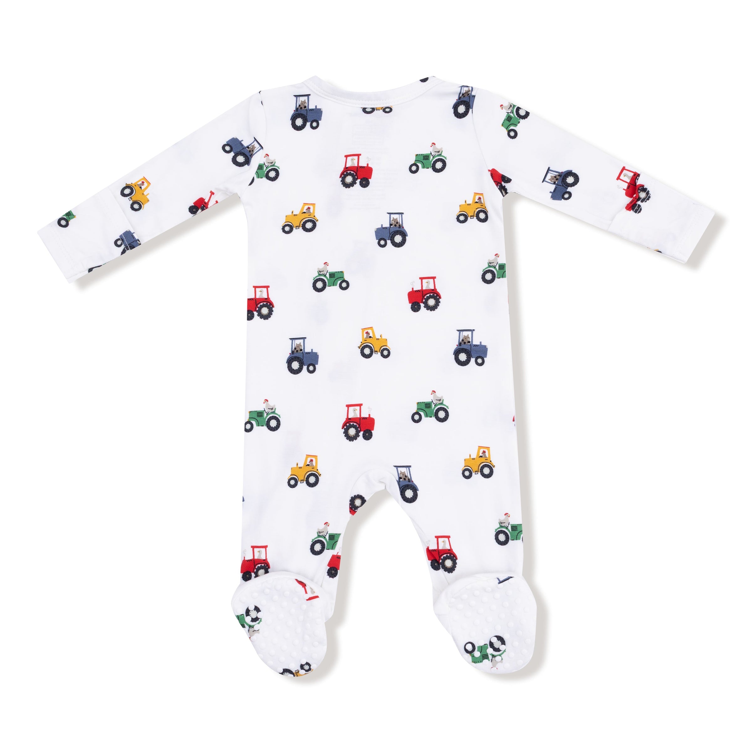Mini Tractors - 2 Way Zipper Footie