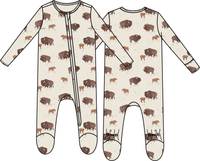 American Buffalo - 2 Way Zipper Footie