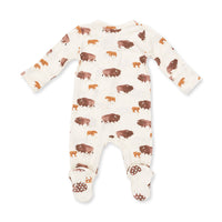 American Buffalo - 2 Way Zipper Footie
