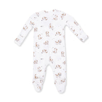 Explorer Puppy Blue - 2 Way Zipper Footie