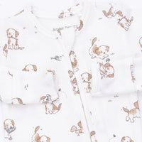 Explorer Puppy Blue - 2 Way Zipper Footie