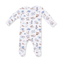 Football Nursery - 2 Way Zipper Footie