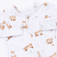 Little Explorer Fox - 2 Way Zipper Footie