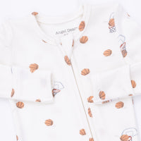 Mini Basketballs - 2 Way Zipper Footie