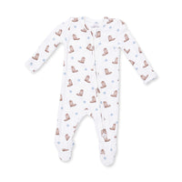 Mini Cowboy Boots - 2 Way Zipper Footie