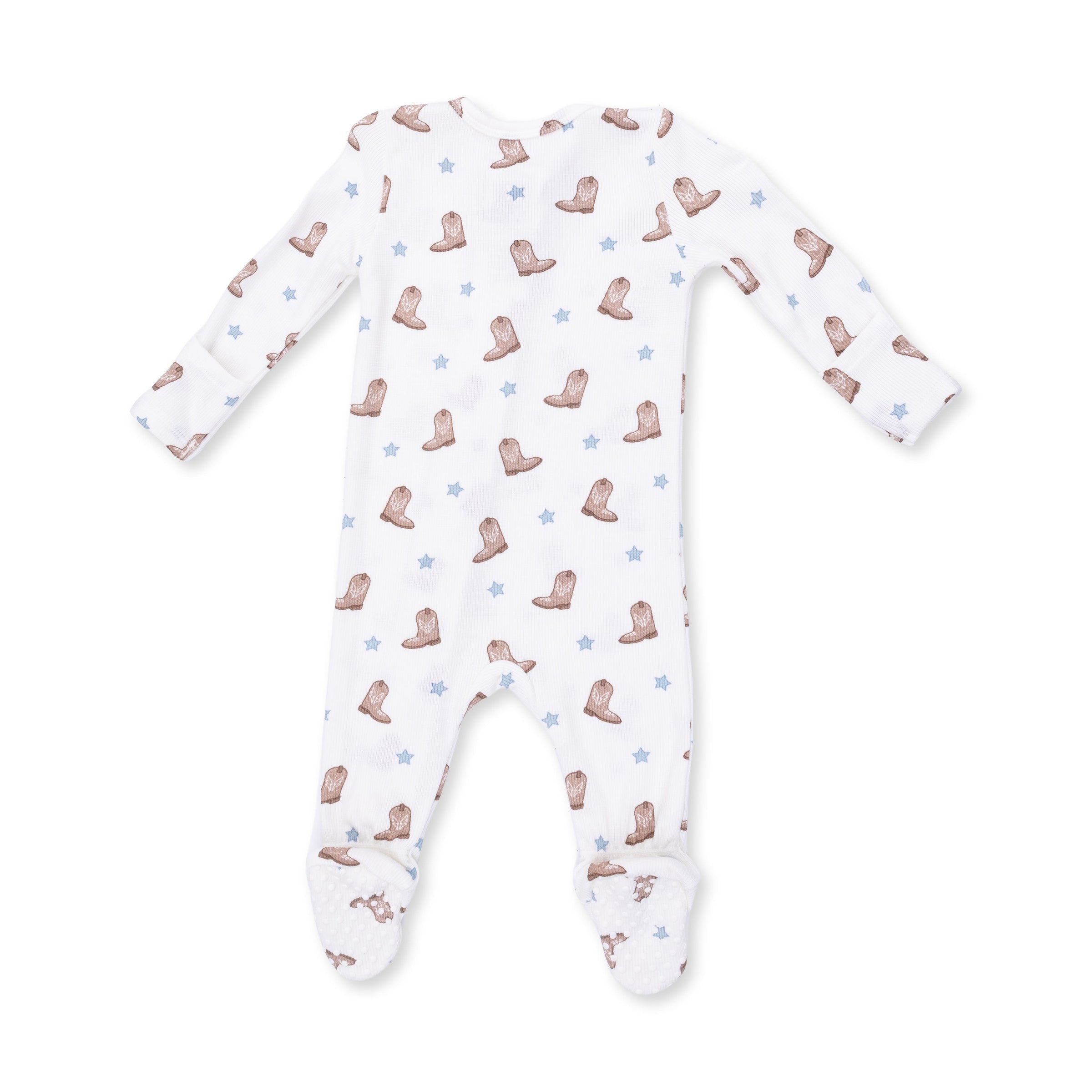 Mini Cowboy Boots - 2 Way Zipper Footie