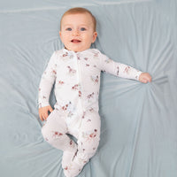 Pointer Pups and Duck Buddies - 2 Way Zipper Footie