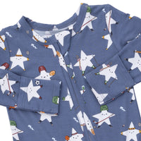 Sports All Stars Glow in the Dark - 2 Way Zipper Footie
