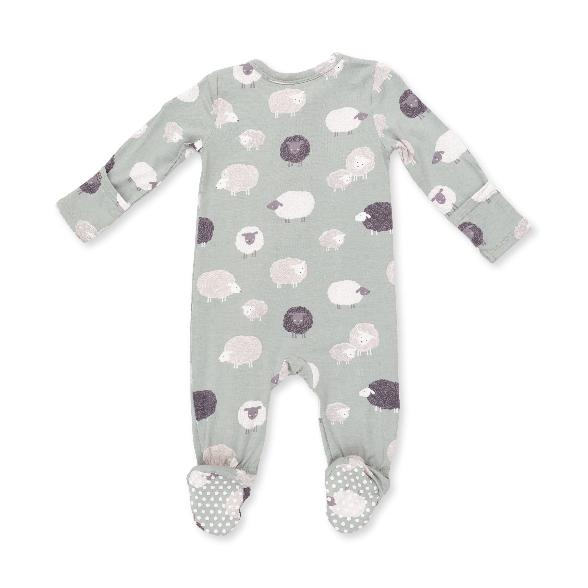 Black Sheep - 2 Way Zipper Footie