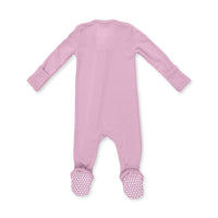 Solid Lilas - 2 Way Zipper Footie